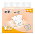 洁柔抽纸纸巾[百花香中号6包]