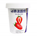 300g菓轻雪嚼养冰酸奶草莓果粒风味#