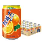 330ml屈臣氏新奇士橙汁果汁饮料[老罐]v#